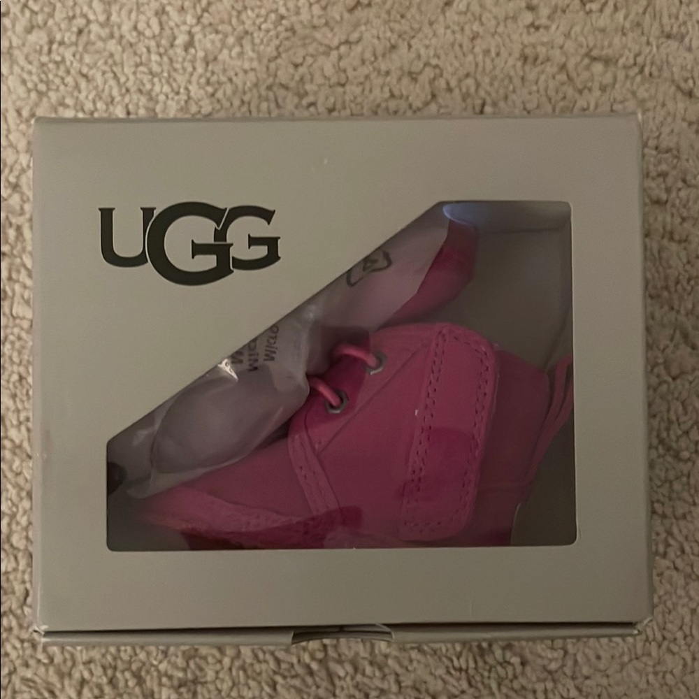 UGG Pink Baby Walker Booties